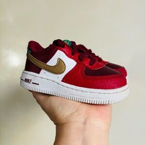 Toddler Nike Air Force 1 GS 'Christmas